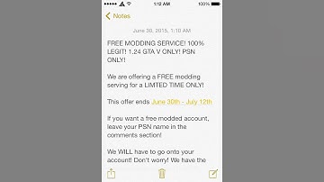 FREE MODDING SERVICE | PSN ONLY | GTA V 1.24/1.25 | OFFER ENDED! |