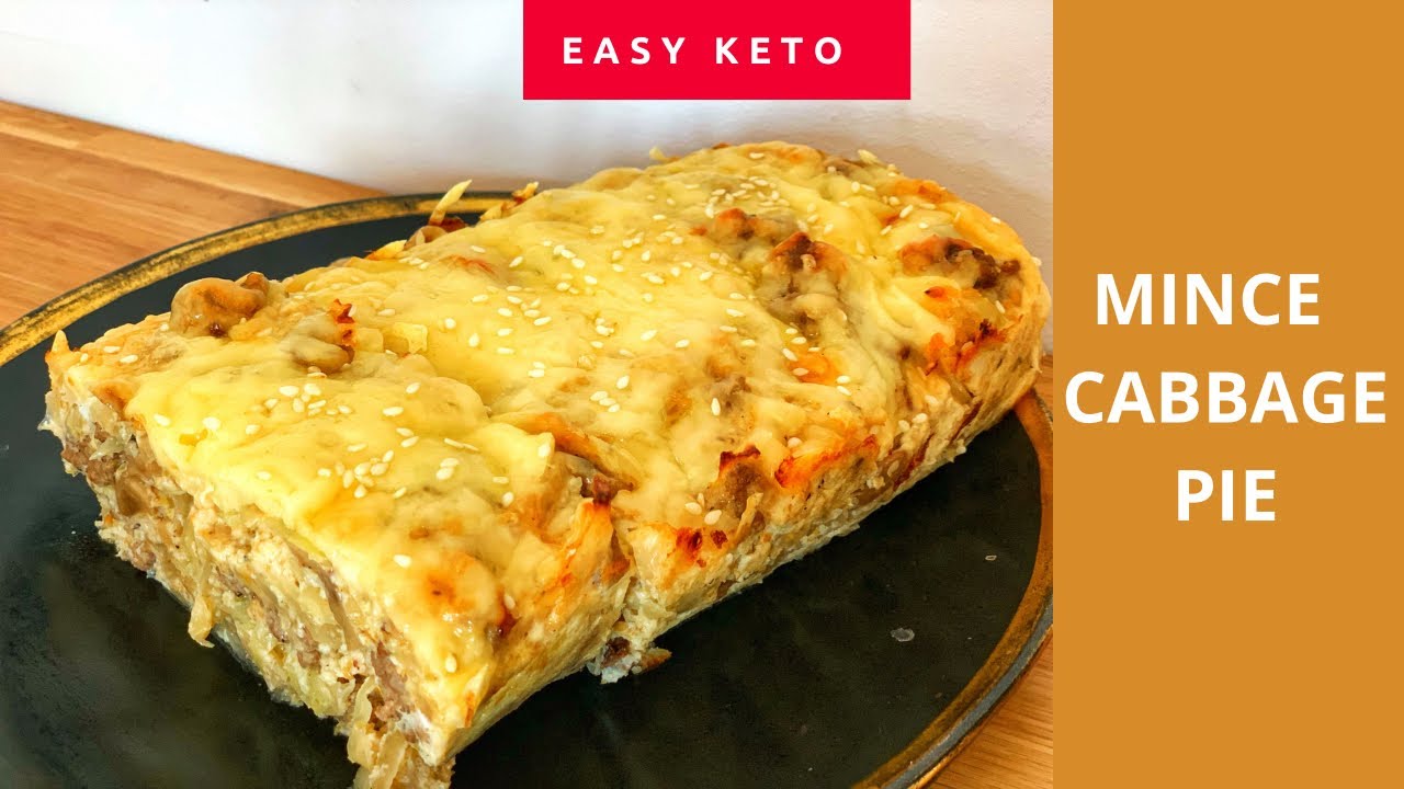 Mince and Cabbage Breakfast Pie. Healthy and Delicious Keto Breakfast