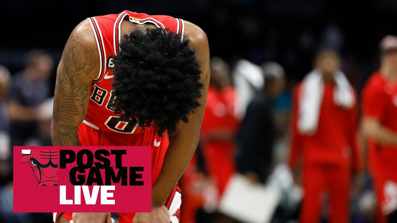 Postgame Live Bulls drop another game to sub-.500 team, Hornets win 111-96 r/chicagobulls