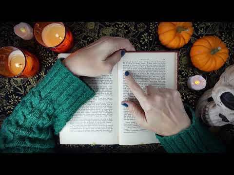 ASMR | 1st Spooky Ghost Story for Halloween! The Coat - Whispered Reading Vintage Book