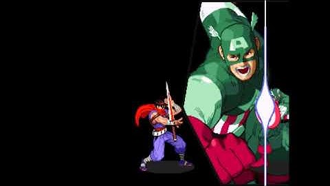 Marvel vs. Capcom (Arcade)- Captain Commando/Captain America Playthrough 2/2