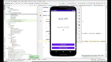 how to develop simple quiz app in android studio | Quiz App Part 2 | Designing Home Page
