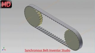 Synchronous Belt-Inventor Studio (Video Tutorial) Autodesk Inventor(, 2013-06-03T01:42:31.000Z)