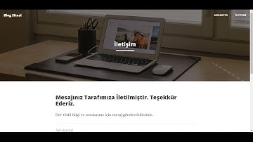 Codeigniter ile Blog Sitesi Yapımı-8 [İletişim Sayfası & Contact Page]