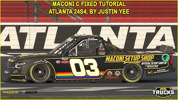 iRacing Maconi C-Fixed Trucks Atlanta Guide to Qualifying and Race 24S4