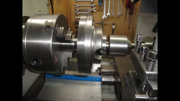 Mini Lathe Cam lock Chuck 160mm D1-3 Turning and installation.