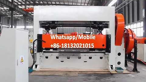 Flatten Expanded Metal Mesh Machine for Heavy Duty Grill