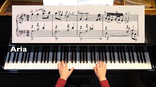 Bach, BWV 988 Goldberg Variations (complete)with sheet music/fingering  バッハ, ゴルトベルク変奏曲 (全楽譜, 指使い)