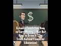 Schools Teach You How to Earn Money… But Not How to Grow It (The Truth Behind Financial Education)