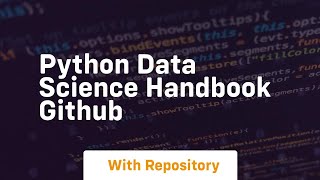 python data science handbook github screenshot 2