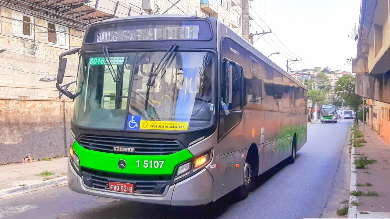 Ônibus Caio Apache Vip IV Mercedes Benz OF 1721 Bluetec 5 Spencer Transporte (Área 1) Linha 8016/10