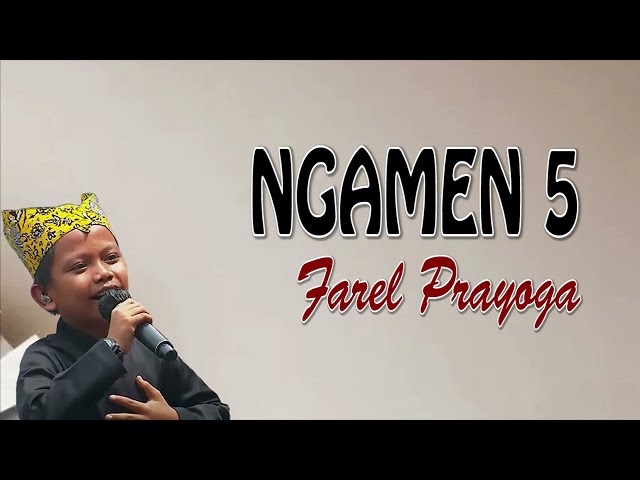 Farel Prayoga - Ngamen 5 | Lirik Lagu Dangdut class=
