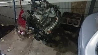 99-05 Pontiac Grand Am 3.4L V6 Engine Removal + Powerwashing The Engine Bay