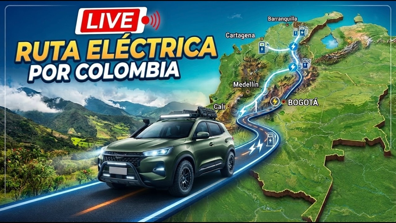 ¡Ruta eléctrica por Colombia! ⚡🔋GAC S7🔴 EN VIVO🔴 Almanejo LIVE 🔴 9 de Agosto🇨🇴