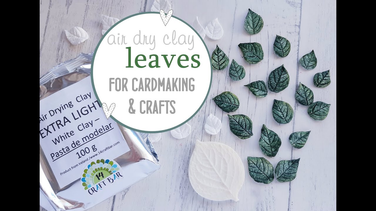 Air Dry Clay Leaves Twinkle Lights - Clean and Scentsible