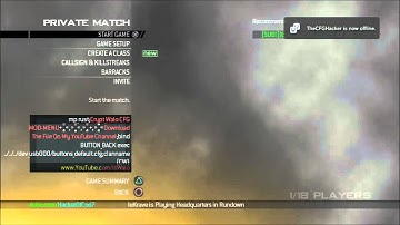 NEW! Modern Warfare 2 CFG Mod Menu 2013