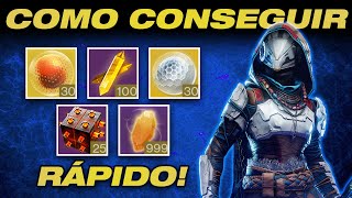 COMO FARMAR TODOS OS MATERIAIS DE APRIMORAMENTO! - Destiny 2