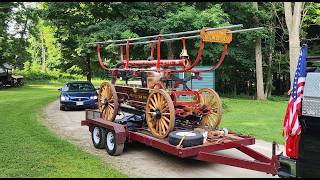 Firemen’s Muster Amazing 1800s Fire Pumpers & Gas Engine Show at CT Antique Machinery Assoc.  Museum