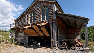 Timber Framed Barn Part 39 Horizontal Bifold Door