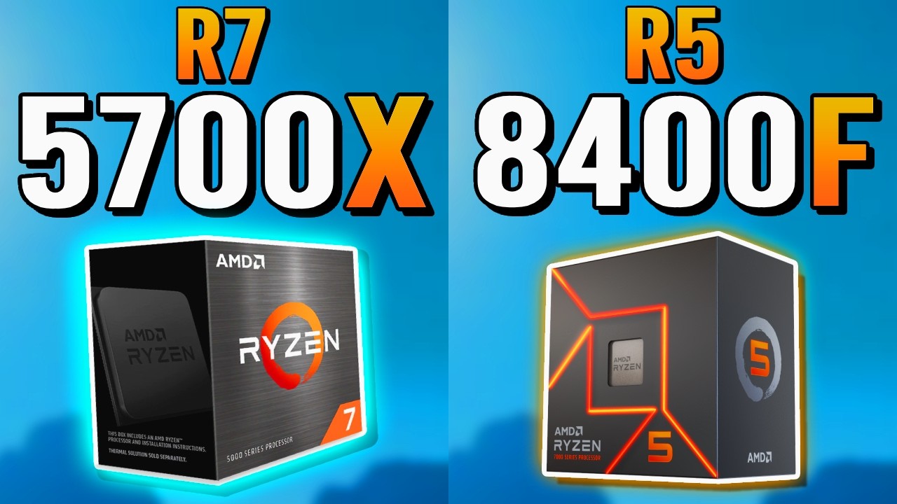 R7 5700X vs R5 8400F - Which To Buy?! - YouTube