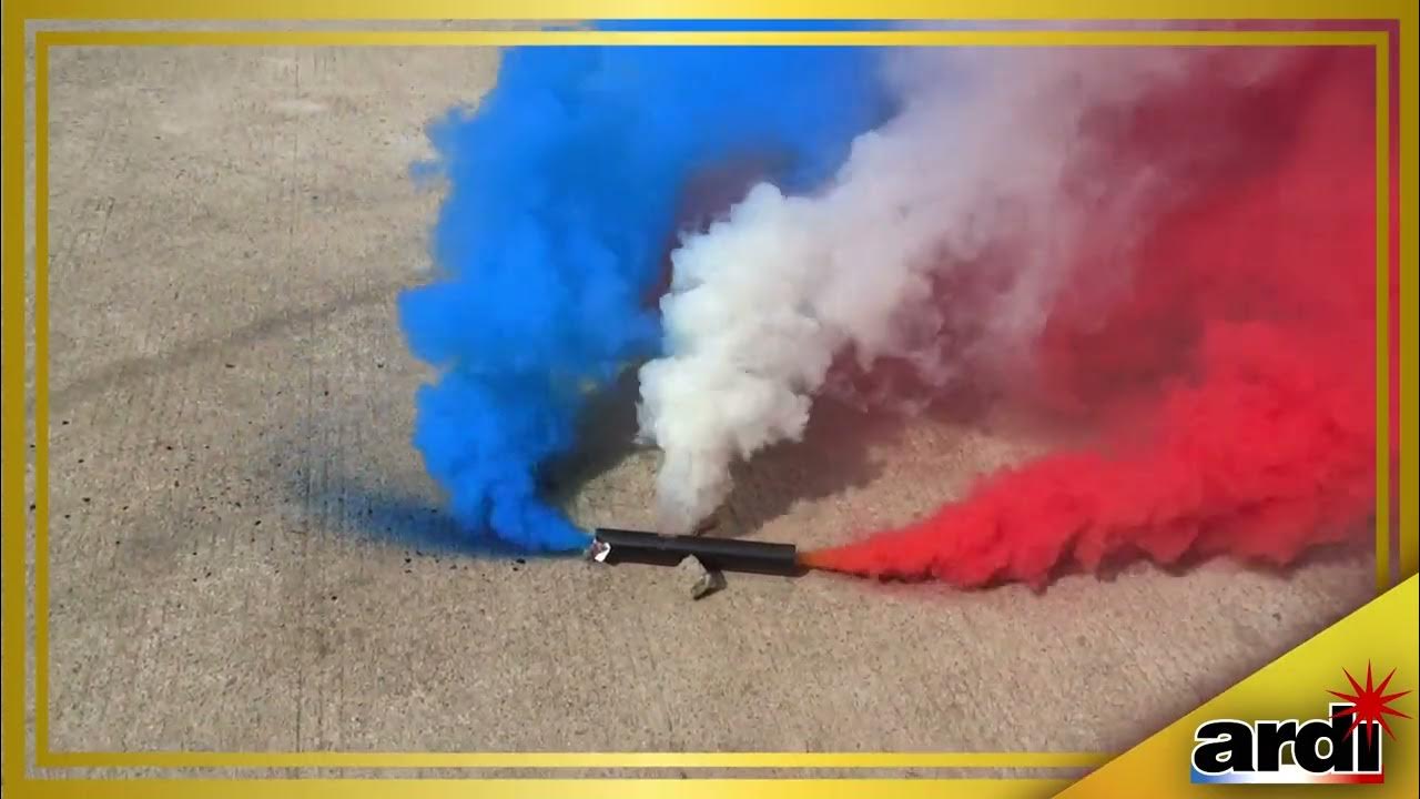 33077 FUMIGENE A GOUPILLE 3 SORTIES BLEUBLANCROUGE YouTube