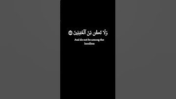 واذا قريء القرآن فارس عباد سورة الاعراف آية 204 و 205 و 206 كرومات سوداء القرآن