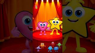Learn Shapes Song for Kids 🎶 | Square, Circle, Triangle & More! #Shorts #shortsfeed #youtubeshorts