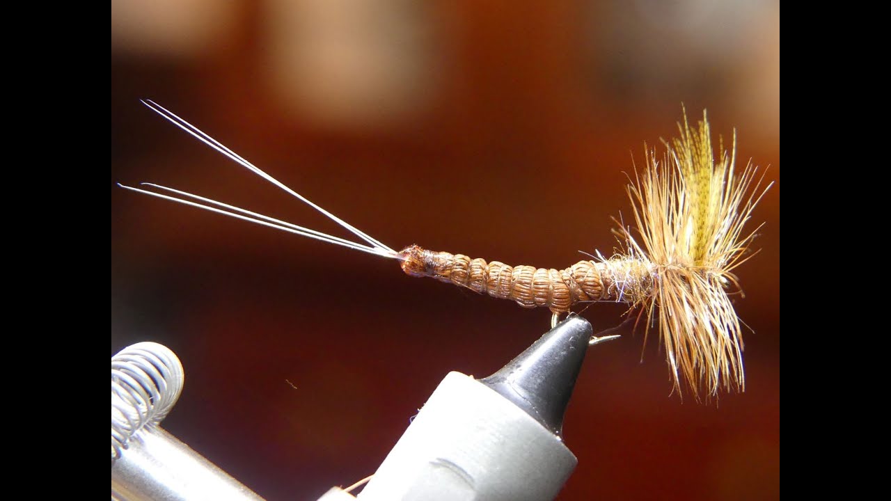 Deer Hair Mayfly (March Brown) YouTube