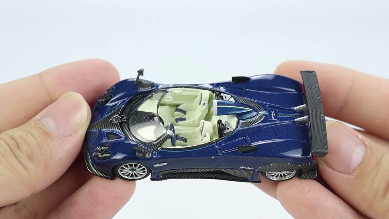 MINI GT 1/64 Pagani Zonda HP Barchetta Blue Tricolor LHD (MGT00370