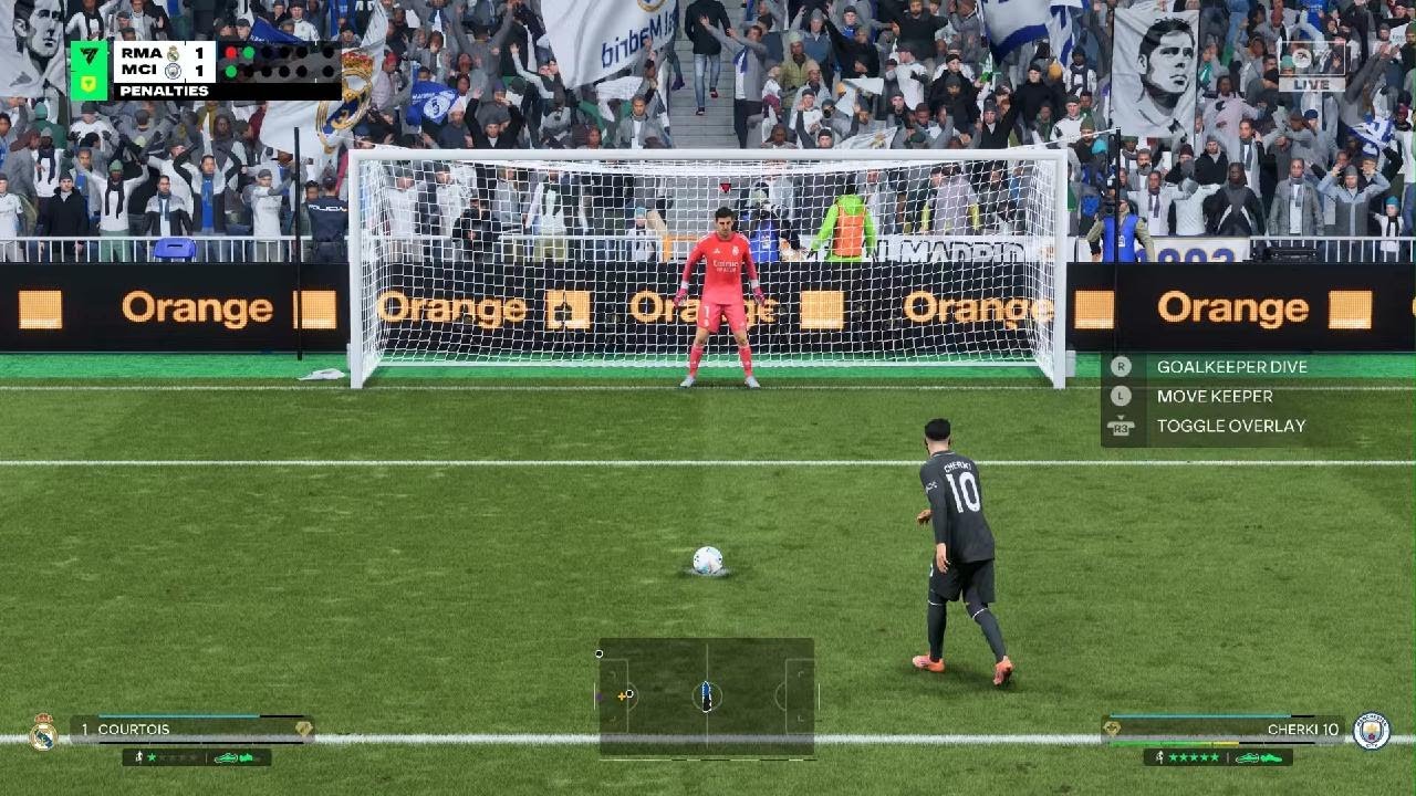 Penalty shootout: Real Madrid VS Manchester City : EA FC 26