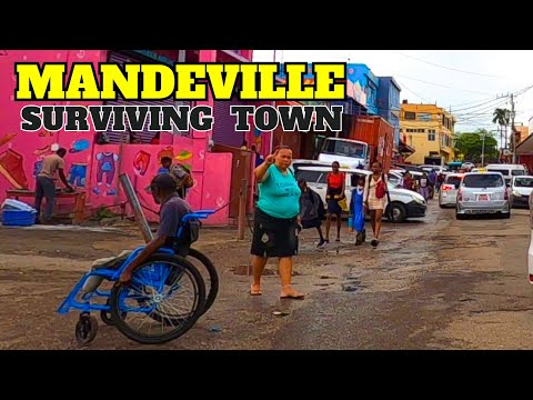 EARLY MORNING IN THE TOWN THAT STILL SURVIVING , MANDEVILLE MANCHESTER #JAMAICA