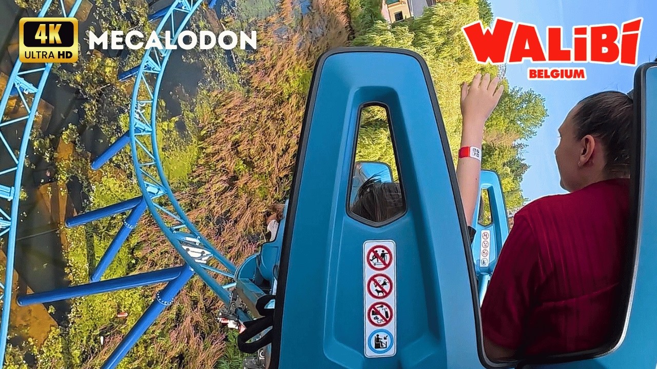Mecalodon 4K On-Ride POV - Walibi Belgium (NEW For 2025)
