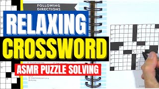 Celebrity [ASMR] CROSSWORD: FOLLOWING DIRECTIONS | Belfast Accent | Quiet Whisper | Relaxing Puzzle Solving Wealth