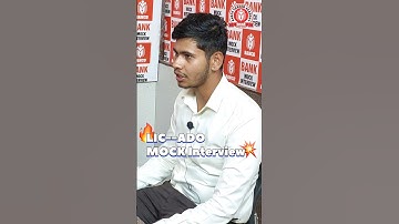 LIC--ADO FREE MOCK INTERVIEW CALL@9529239991 #shorts #viral #trending #mockinterview #licado2023