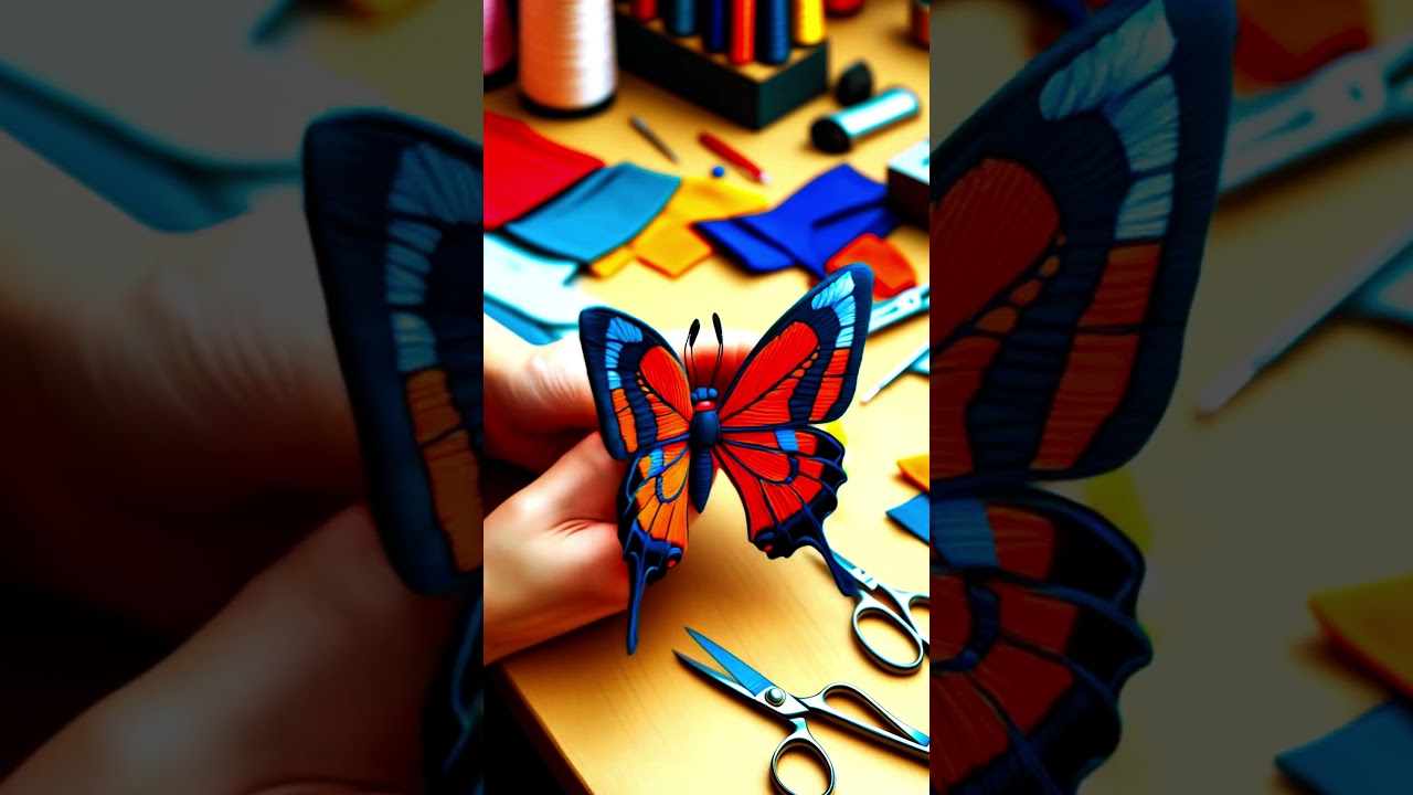 Turn Paper into a Beautiful Butterfly! 🧡🦋