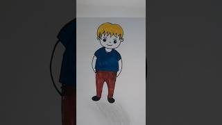 Çok kolay Erkek çocuğu çizimi #boy #boys #erkek #oğlan #kolayçizimler #art #easydrawing #drawing