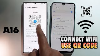 How to Connect wifi using QR code on Samsung Galaxy A16 screenshot 3