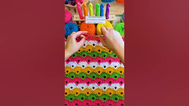 How to Crochet Shell Stitch Pattern #shorts