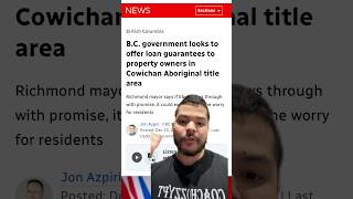 Land Claim Update! -BC Government Backs Property Loans