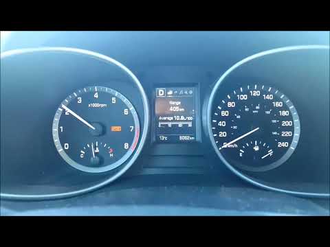 Acceleration 0 100 Km H 2017 Hyundai SantaFe 2 4 At 190hp 
