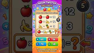 🧠 let's see how good are you in Maths 🧐 #maths #puzzle #gameplay #shorts #youtubeshorts #viral