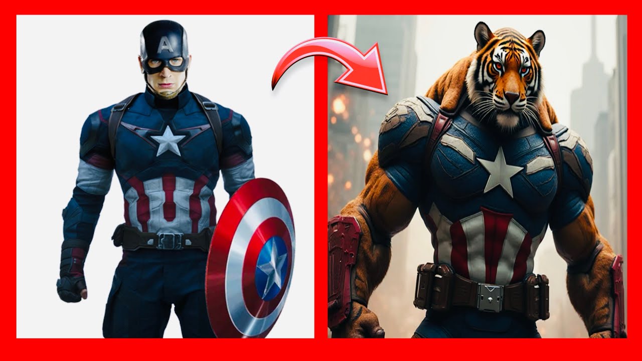 AVENGERS BUT TIGER 🐯 VENGERS 🔥All Characters marvel & DC 2025 🐍🐯