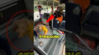 Choking Little Girl Driver Becomes Hero