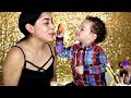 My 1 YEAR Old Son Does My Makeup !