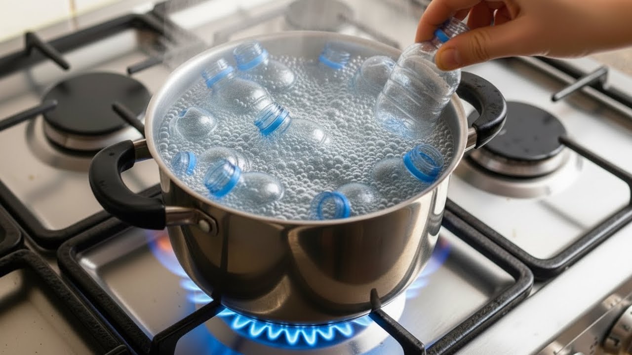 ОТЛИЧНАЯ ИДЕЯ! Многие не знают, что кипячение пластиковых бутылок — это настоящая золотая жила.