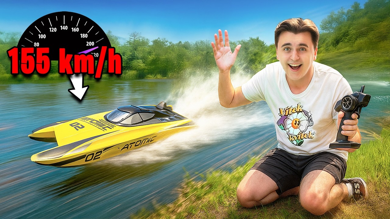Koupil jsem Nejrychlejší Loď na Ovládání za 10 000 Kč!