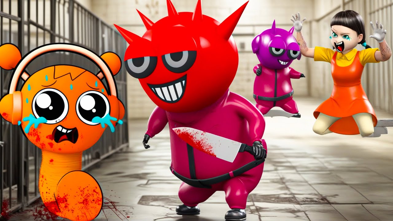 Sprunki Incredibox - OREN x PINKI Phase 2 Rescue in SQUID GAME ...
