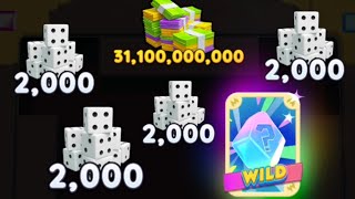 got 2k dice 🎲 and wild sticker in monopoly go 😁 #monopoly #monopolygo