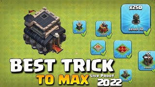 How To Easily Max Town hall 9 (Th9) in 2022 (Clash of clans) screenshot 4