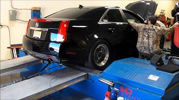 2009 CTS-V on the dyno at Tune Time Performance